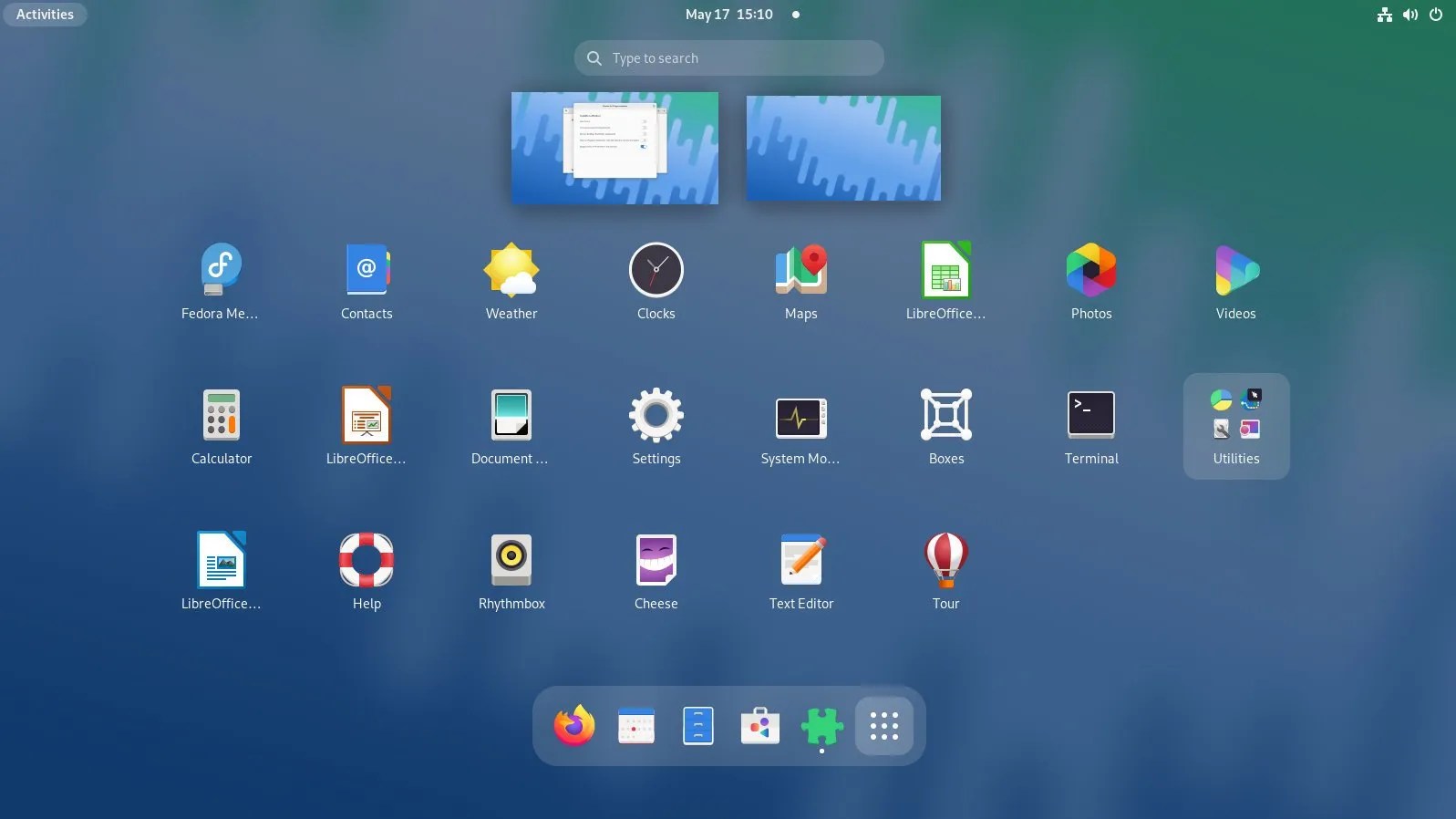 Before GNOME 40x UI Improvements