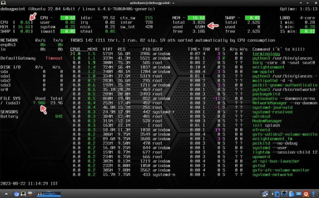 Bodhi Linux 7.0 performance