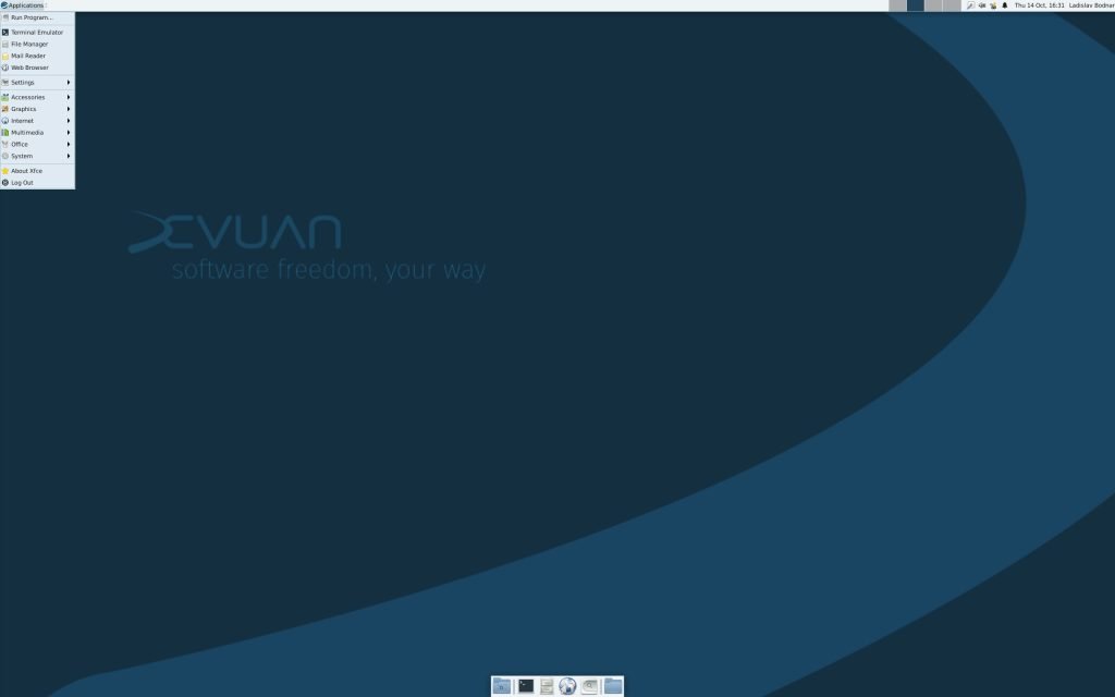 Devuan with Xfce Desktop