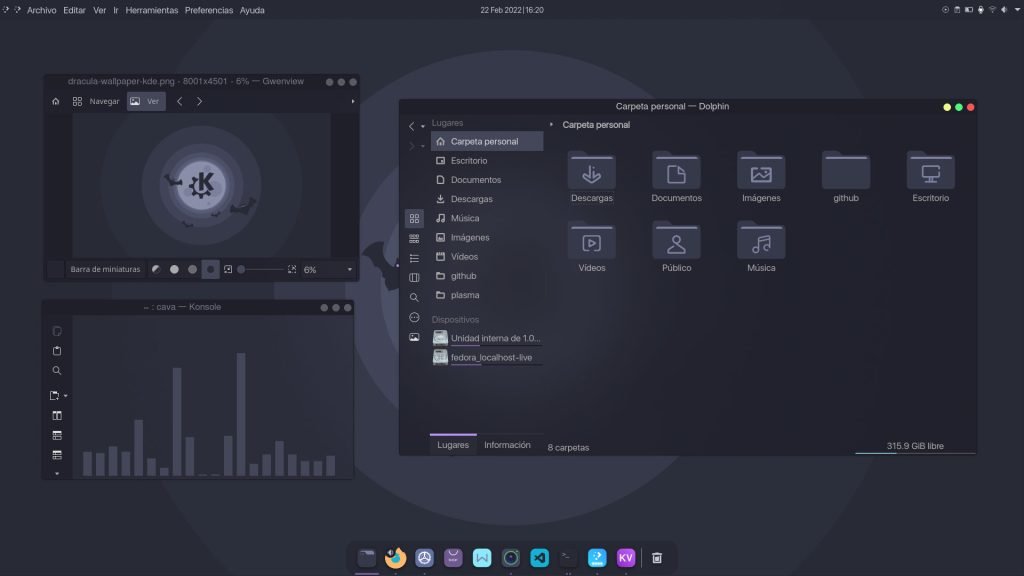 Dracula KDE Theme