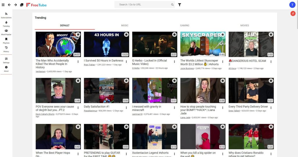 FreeTube App