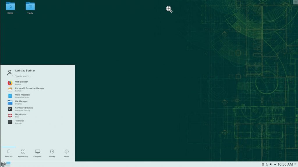 KDE Plasma in OpenSUSE