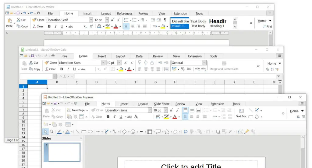 Making LibreOffice look like Microsoft Office in Windows 10