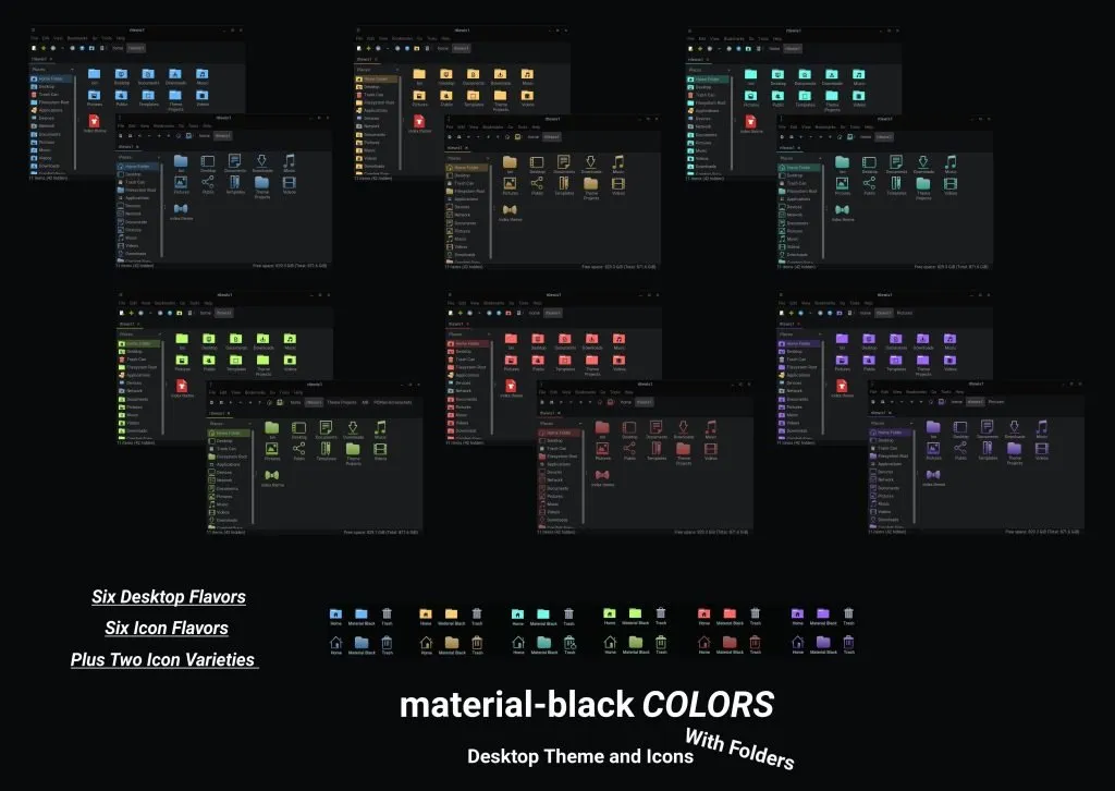 Material Black COLORS