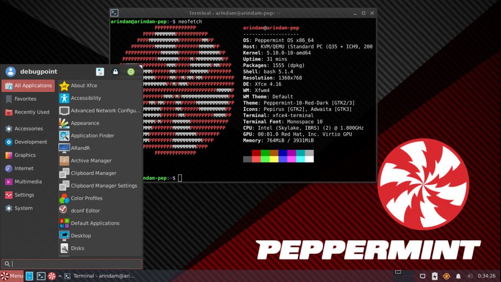 Peppermint 2022-02-02 Desktop