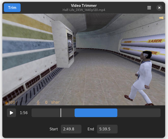 Video Trimmer Perfect GNOME Apps