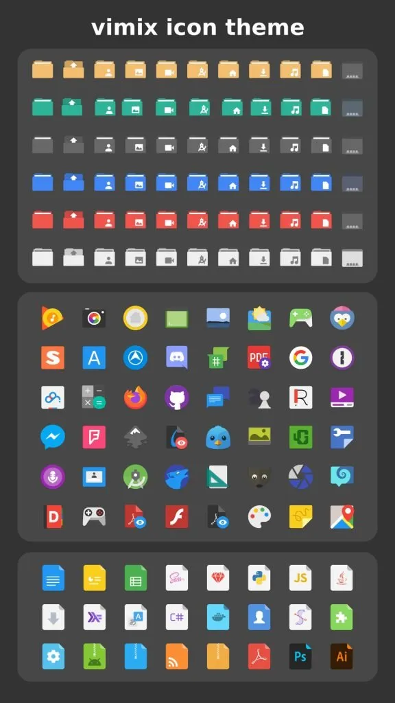 Vimix icon theme