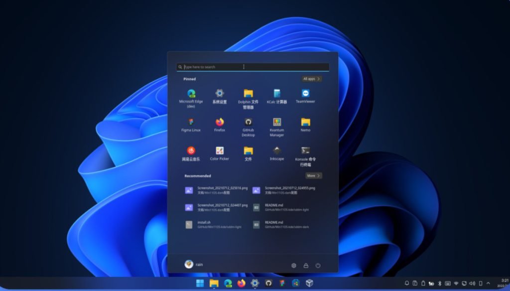 Win11OS-Dark theme