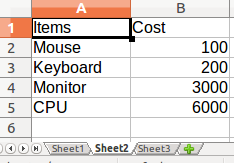 Sheet2 contents